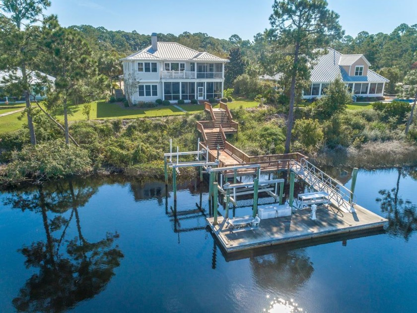 TRULY REMARKABLE CUSTOM BUILT HOME RIGHT ON THE RIVER WITH - Beach Home for sale in Carabelle, Florida on Beachhouse.com