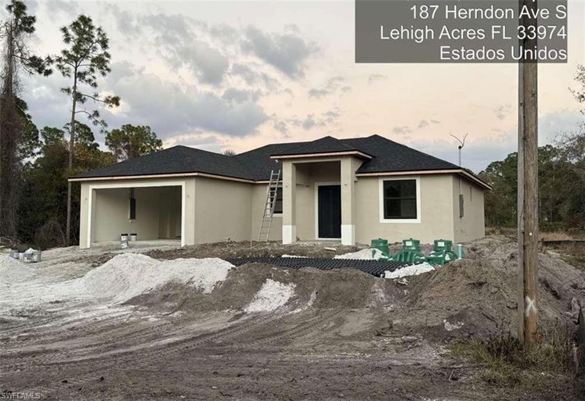 Beautiful new construction house, 3 Bedrooms, 2 full bath, title - Beach Home for sale in Lehigh Acres, Florida on Beachhouse.com