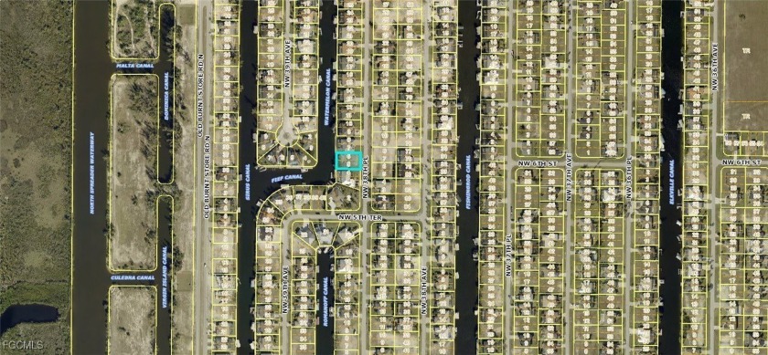 Fantastic oversized intersecting canal, gulf access building - Beach Lot for sale in Cape Coral, Florida on Beachhouse.com