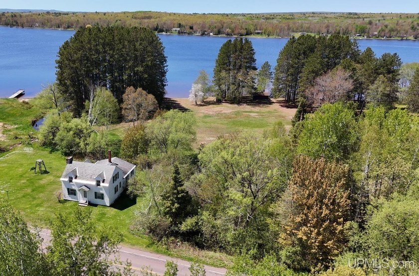 Vintage cottage with views of Portage Lake! OFFERS TO BE - Beach Home for sale in Lake Linden, Michigan on Beachhouse.com