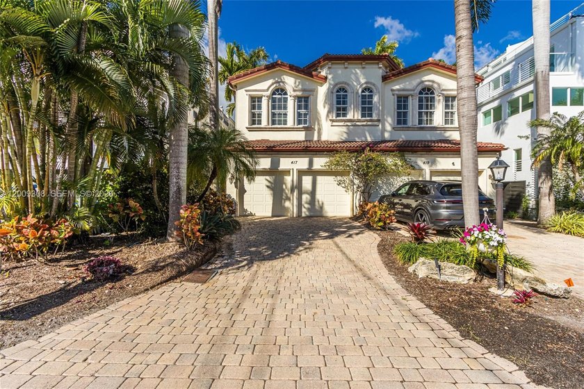 Three-story deepwater townhome on Hendricks Isle, in Fort - Beach Townhome/Townhouse for sale in Fort Lauderdale, Florida on Beachhouse.com
