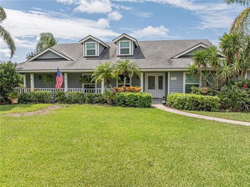 Winter Beach Secret nestled on a cul-de-sac, charming Cape Cod - Beach Home for sale in Vero Beach, Florida on Beachhouse.com
