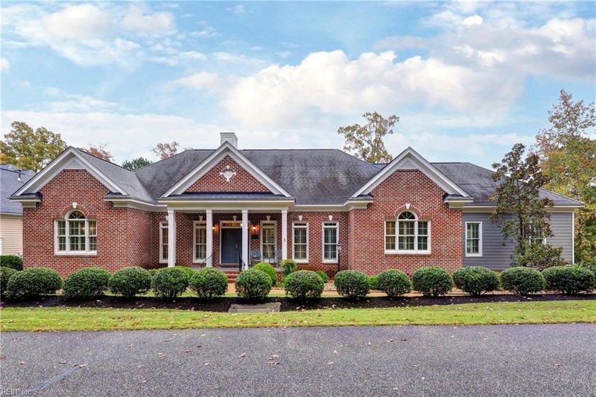 This custom brick home (built 2010) set along the 7th fairway of - Beach Home for sale in Williamsburg, Virginia on Beachhouse.com