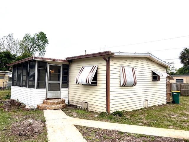 Newly updated double wide Manufactured home at the end of the - Beach Home for sale in Cocoa, Florida on Beachhouse.com