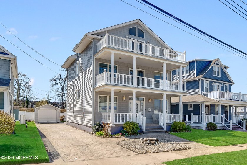 SPECTACULAR 3 LEVEL HOME ,JUST UNDER 3000 SQ.FT. IN GREAT - Beach Home for sale in Belmar, New Jersey on Beachhouse.com