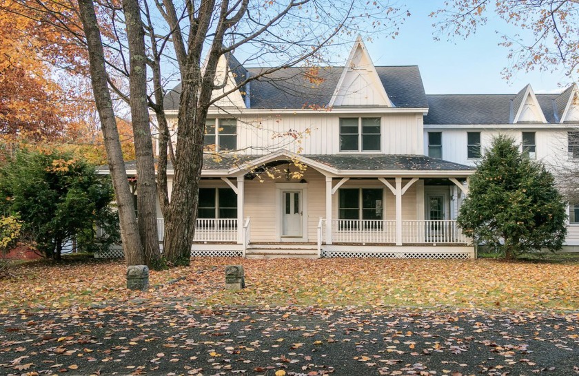 This home with its gothic inspired details and wrap-around porch - Beach Home for sale in Kennebunk, Maine on Beachhouse.com