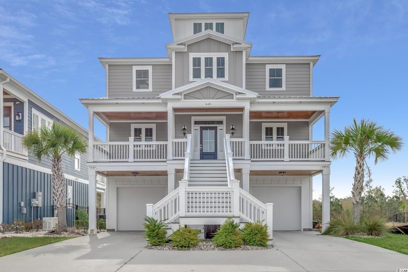 Beautiful custom home on the Intracoastal Waterway in the gated - Beach Home for sale in Myrtle Beach, South Carolina on Beachhouse.com