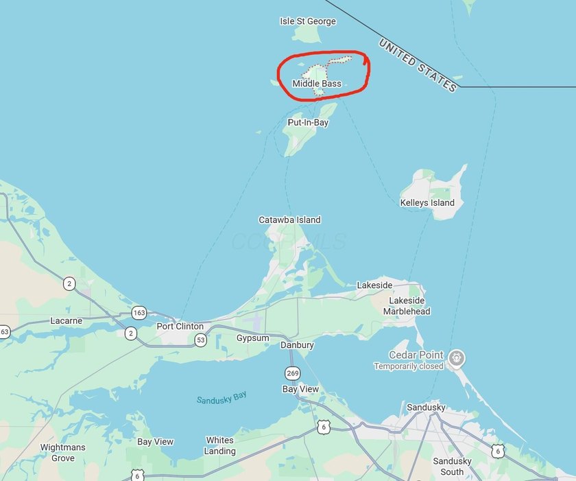 Picture a beautiful waterfront lot on the northwest side of - Beach Lot for sale in Middle Bass, Ohio on Beachhouse.com