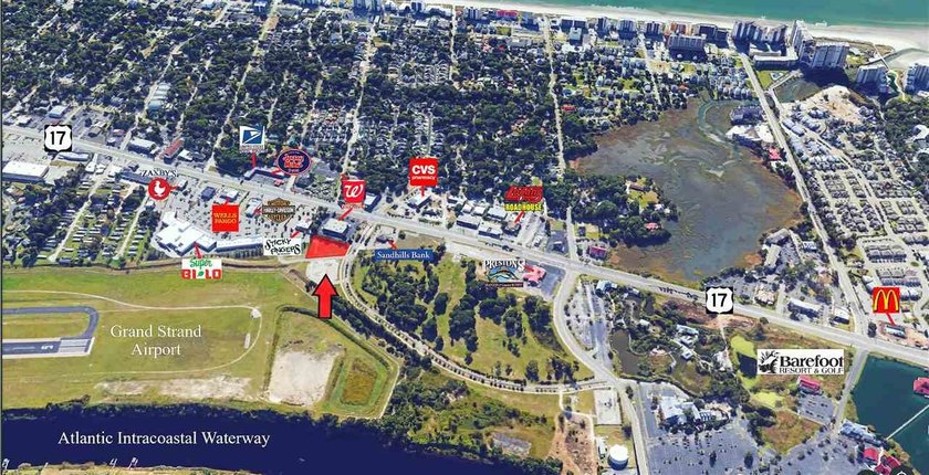 US HWY 17 Lot and Windy Hill Drive with 86 ft of road frontage - Beach Commercial for sale in North Myrtle Beach, South Carolina on Beachhouse.com