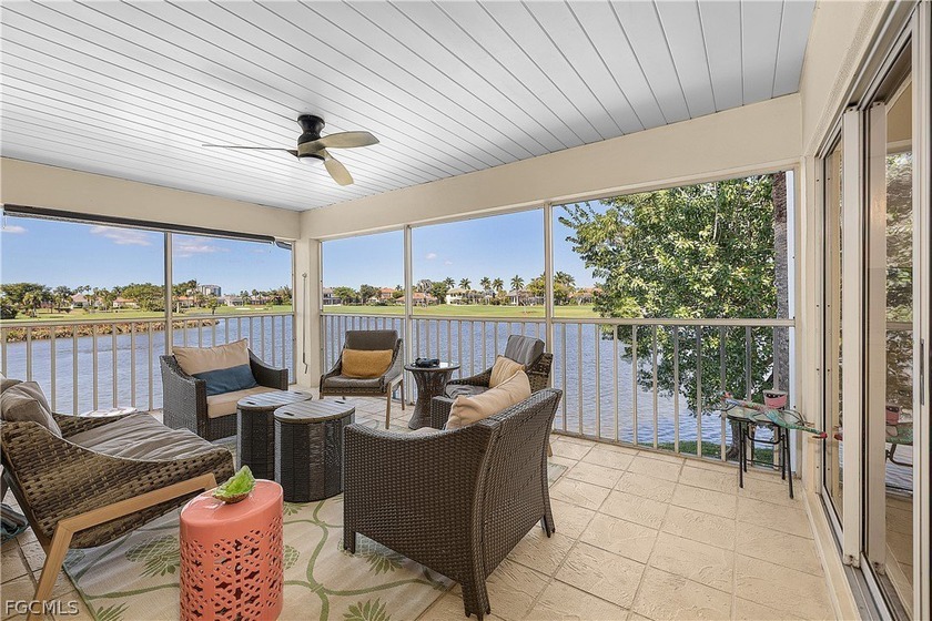 Enjoy breathtaking sunsets from this second-floor corner lanai - Beach Condo for sale in Fort Myers, Florida on Beachhouse.com