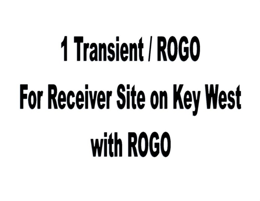Very Rare license, 1 Transient/ROGO for an approved receiver - Beach Commercial for sale in Key West, Florida on Beachhouse.com