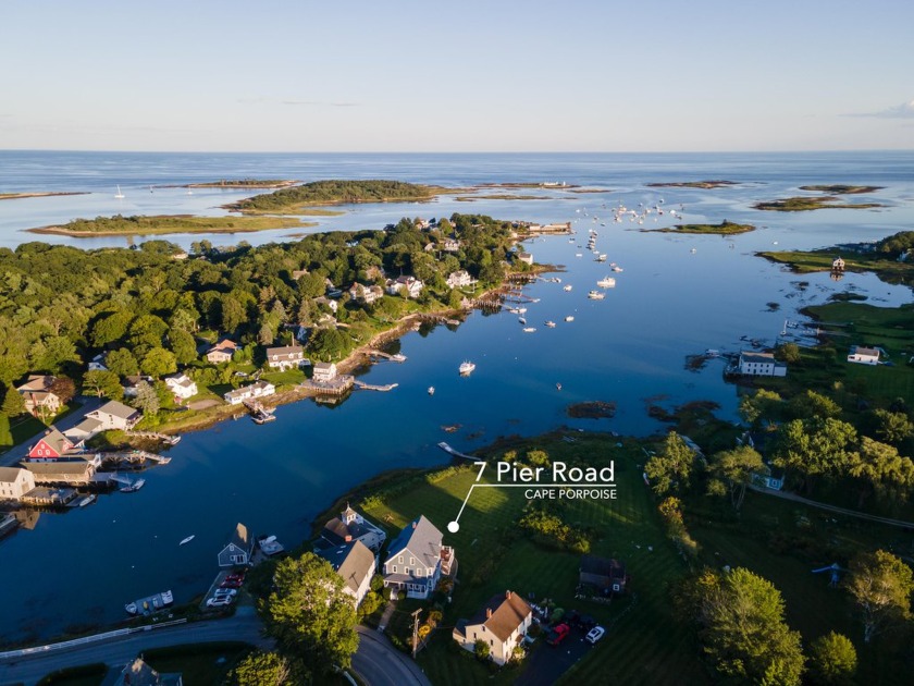 With unobstructed panoramic views of Cape Porpoise harbor and - Beach Home for sale in Kennebunkport, Maine on Beachhouse.com