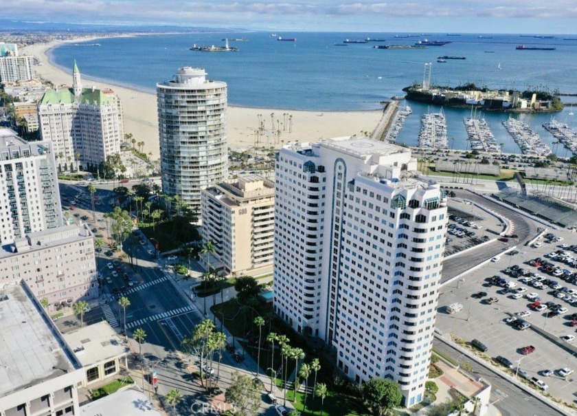 Wake up to panoramic vistas of the Pacific Ocean and the iconic - Beach Condo for sale in Long Beach, California on Beachhouse.com