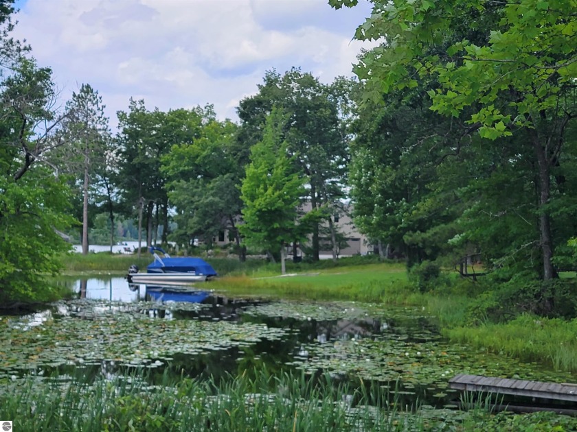 Drop your dock in your 115' of lake frontage on a quiet canal on - Beach Lot for sale in Oscoda, Michigan on Beachhouse.com