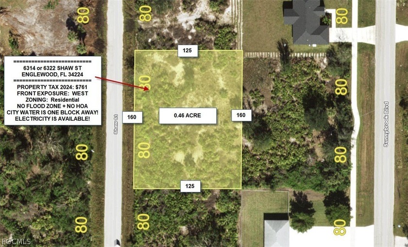 RARE OPPORTUNITY to own an oversized double lot in desirable - Beach Lot for sale in Englewood, Florida on Beachhouse.com