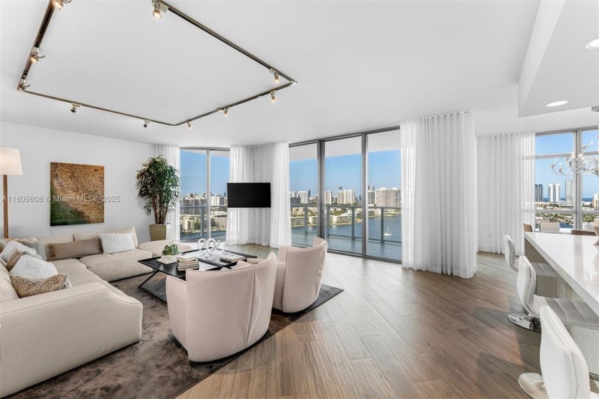 Designer-furnished corner residence with two assigned parking - Beach Condo for sale in North Miami Beach, Florida on Beachhouse.com