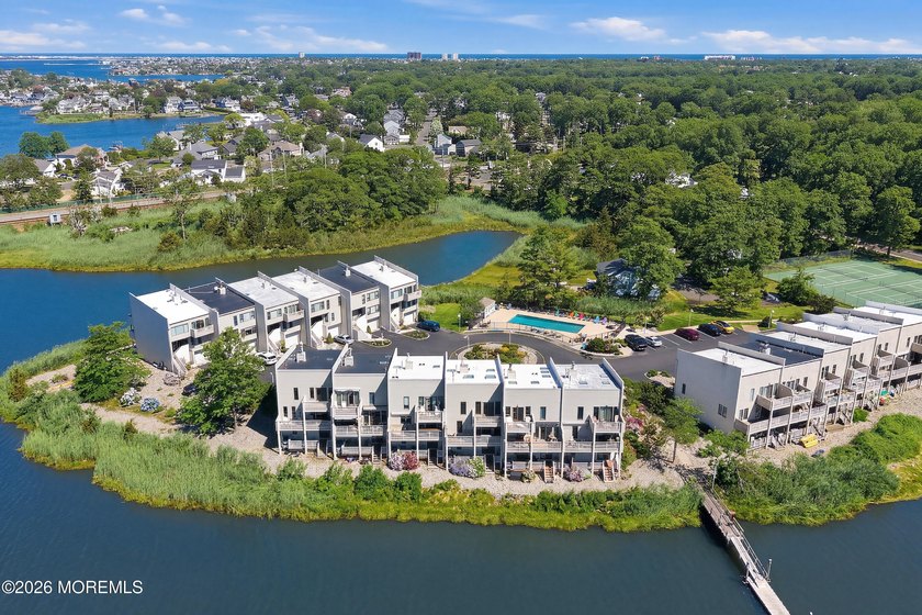 Waterfront townhouse with three decks of stunning water views - Beach Townhome/Townhouse for sale in Oceanport, New Jersey on Beachhouse.com