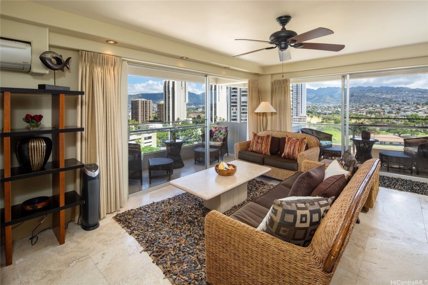 Discover this delightful 2-bedroom, 2-bath end unit on the 12th - Beach Condo for sale in Honolulu, Hawaii on Beachhouse.com