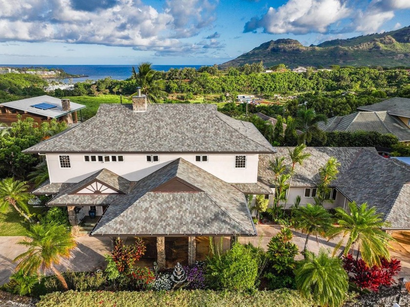 Nestled on over half an acre of land, this impressive, privately - Beach Home for sale in Lihue, Hawaii on Beachhouse.com