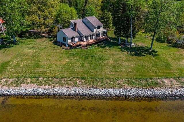 Breathtaking wide waterfront views surround this home's exterior - Beach Home for sale in Burgess, Virginia on Beachhouse.com
