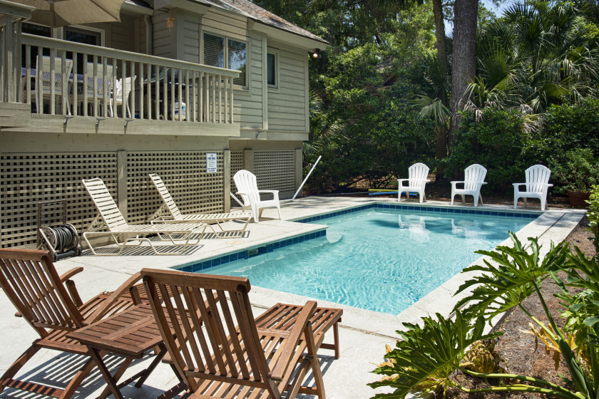5th row beach home with a private pool and deck to enjoy Summer - Beach Vacation Rentals in Hilton Head Island, South Carolina on Beachhouse.com