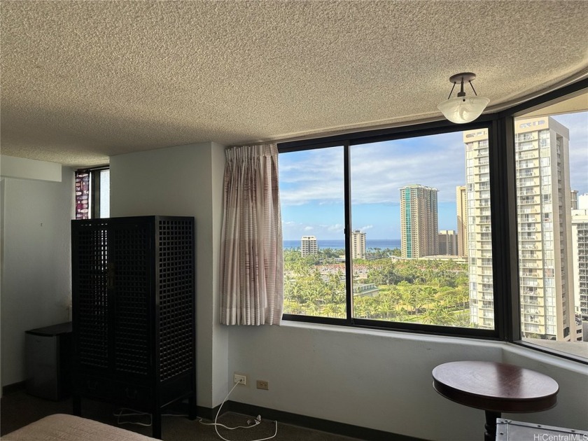 Corner Studio with ocean view and lots of windows. Newly painted - Beach Condo for sale in Honolulu, Hawaii on Beachhouse.com