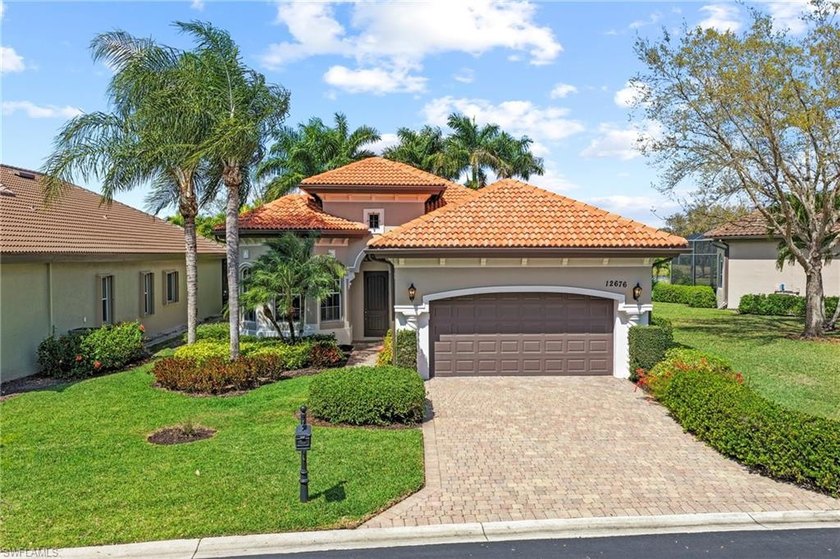3-bedroom, 2-bath home with beautiful lake and fountain views - Beach Home for sale in Estero, Florida on Beachhouse.com