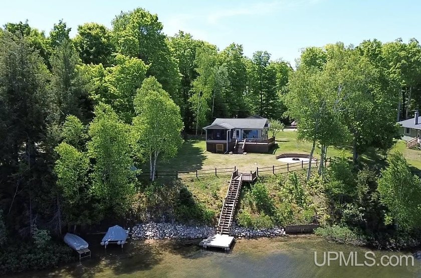 Up North getaway on beautiful Smith Lake, non-motorized, no-wake - Beach Home for sale in Manistique, Michigan on Beachhouse.com