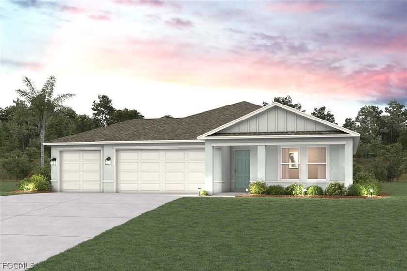 Discover modern living with the Biscayne Plan a charming - Beach Home for sale in Lehigh Acres, Florida on Beachhouse.com
