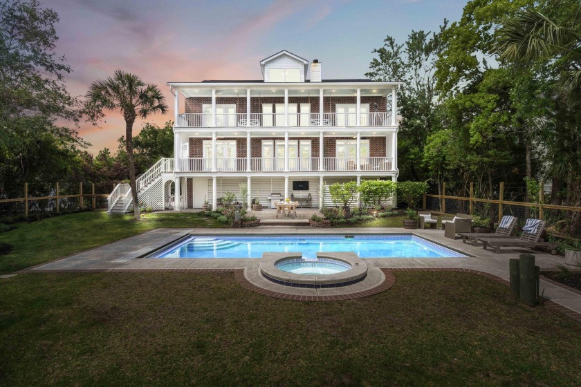This gorgeous waterfront property is truly Lowcountry living at - Beach Home for sale in Mount Pleasant, South Carolina on Beachhouse.com