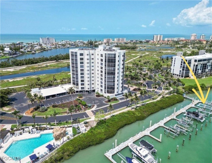 This 60' deep water with 8000 lb. Golden Lift direct access END - Beach Lot for sale in Fort Myers Beach, Florida on Beachhouse.com