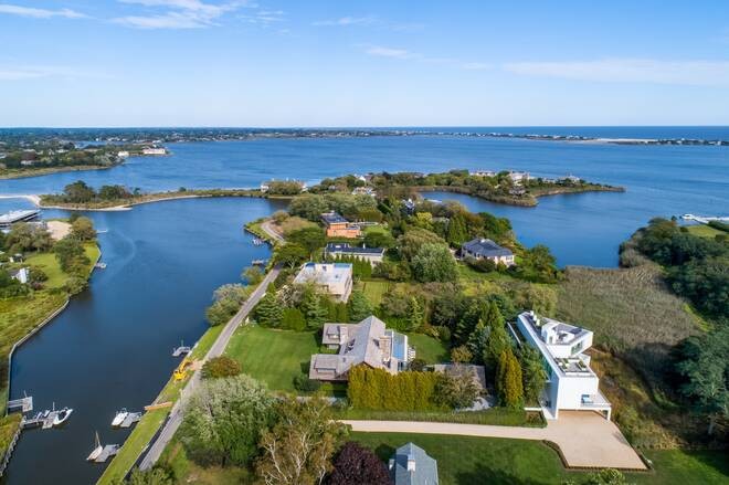 Welcome to this masterful modern waterfront home designed by - Beach Home for sale in Water Mill, New York on Beachhouse.com