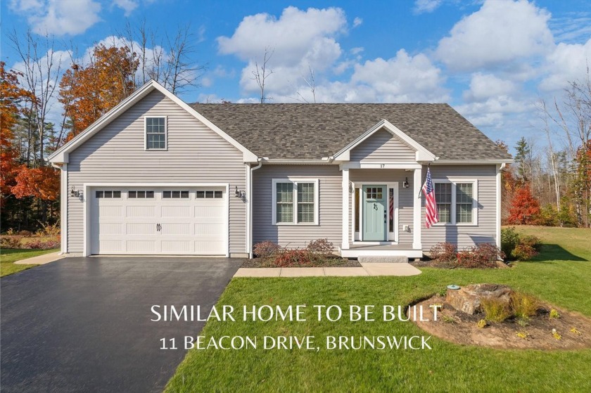 Fabulous opportunity to build a beautiful Contemporary Ranch - Beach Home for sale in Brunswick, Maine on Beachhouse.com