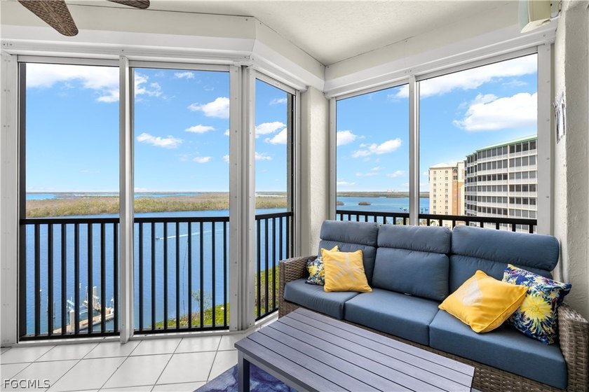 Perched on the 7th floor, this exceptional three-bedroom - Beach Condo for sale in Fort Myers Beach, Florida on Beachhouse.com