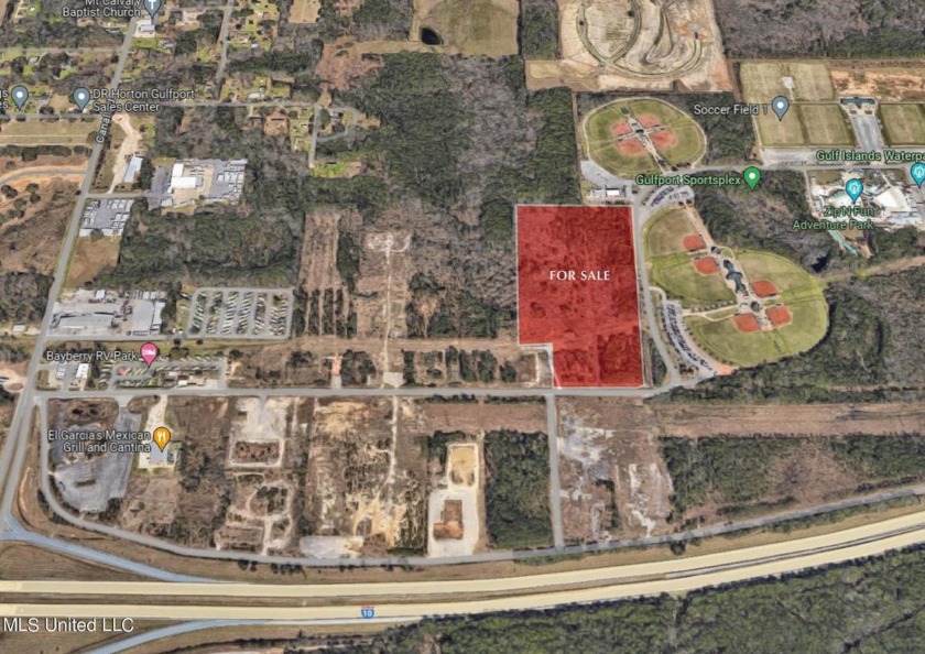 This 18.1 acre commercial property is strategically located off - Beach Acreage for sale in Gulfport, Mississippi on Beachhouse.com