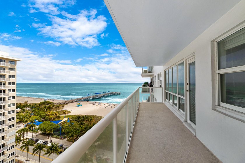 Stunning Views, Previously Updated, Light and Bright with Ocean - Beach Condo for sale in Pompano Beach, Florida on Beachhouse.com