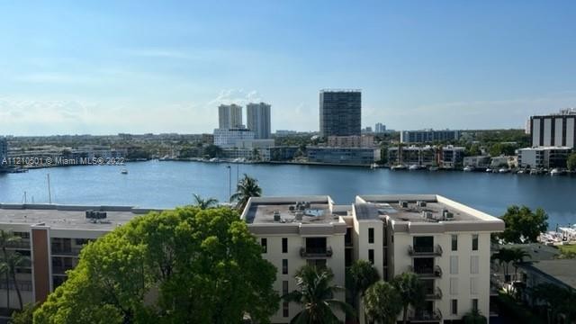 Enjoy beautiful water and city skyline views from this corner 1 - Beach Condo for sale in Hallandale  Beach, Florida on Beachhouse.com