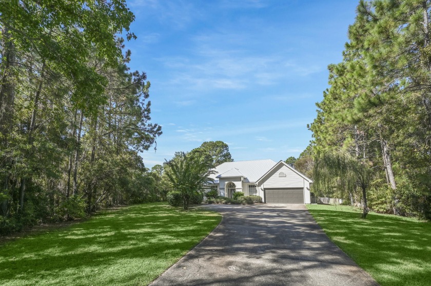 PRICE REDUCED! Spacious Ranch uniquely situated in private - Beach Home for sale in Santa Rosa Beach, Florida on Beachhouse.com
