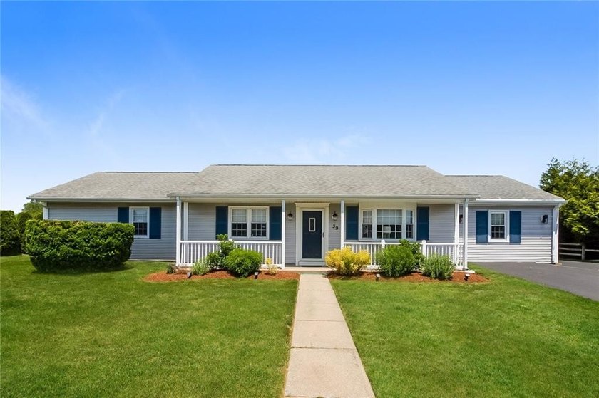 This sprawling, one level home is a short walk to both - Beach Home for sale in Narragansett, Rhode Island on Beachhouse.com