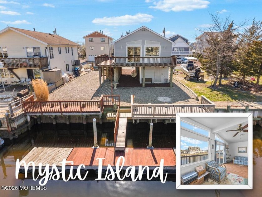 Raised ranch living on the lagoon! This open and airy 2 bed, 1 - Beach Home for sale in Little Egg Harbor, New Jersey on Beachhouse.com