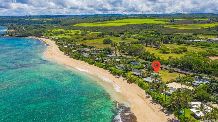 Picturesque, nearly  1/2  acre beachfront property located on - Beach Home for sale in Haleiwa, Hawaii on Beachhouse.com