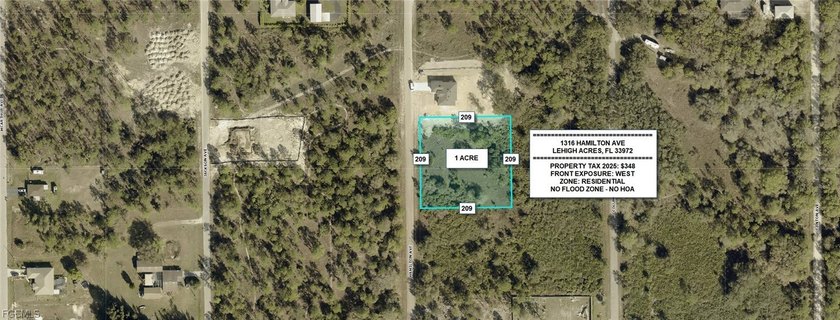 Beautiful 1-acre residential lot in a growing area of Lehigh - Beach Lot for sale in Lehigh Acres, Florida on Beachhouse.com