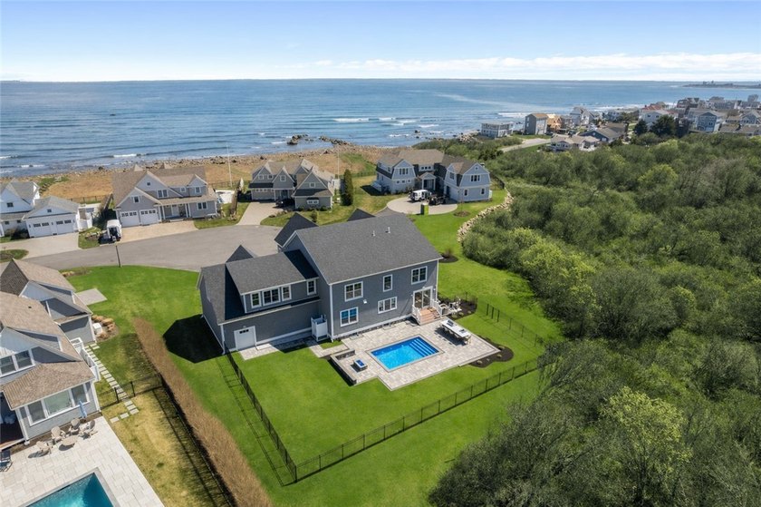 This exceptional ocean-view residence offers a refined coastal - Beach Home for sale in Narragansett, Rhode Island on Beachhouse.com