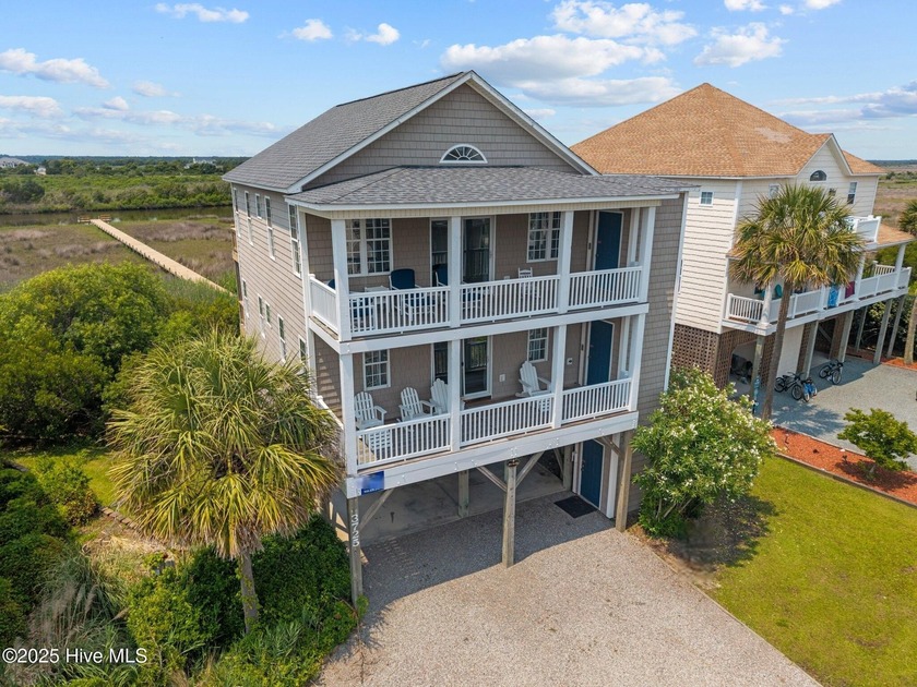 This meticulously maintained four-bedroom, three-bath waterfront - Beach Home for sale in North Topsail Beach, North Carolina on Beachhouse.com