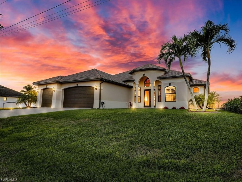 Indulge in luxury in this 4-bed, 2-bath Gulf Access Pool Home in - Beach Home for sale in Cape Coral, Florida on Beachhouse.com