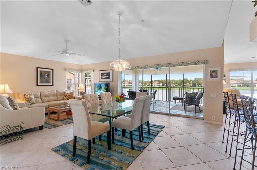 BEAUTIFUL GOLF AND WATER VIEW: As you enter through the front - Beach Condo for sale in Bonita Springs, Florida on Beachhouse.com