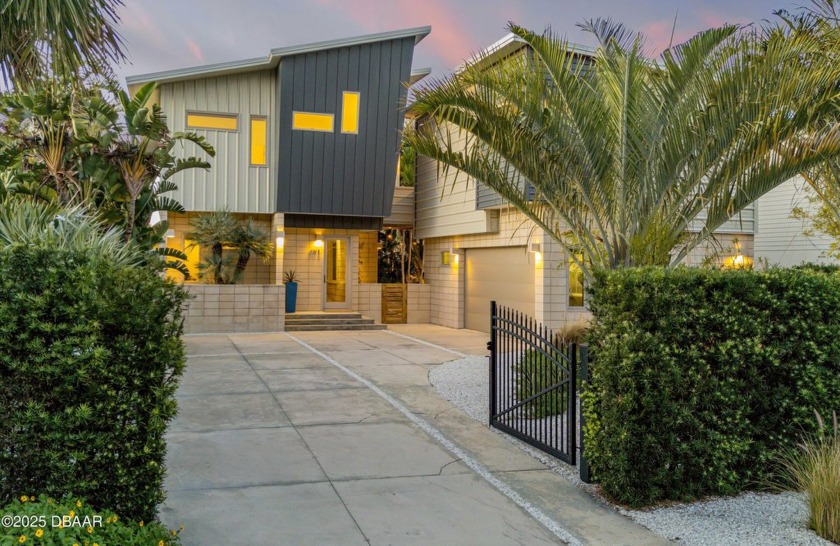 North Beach gated 3Br, 3 Ba contemporary pool home. Nestled - Beach Home for sale in New Smyrna Beach, Florida on Beachhouse.com
