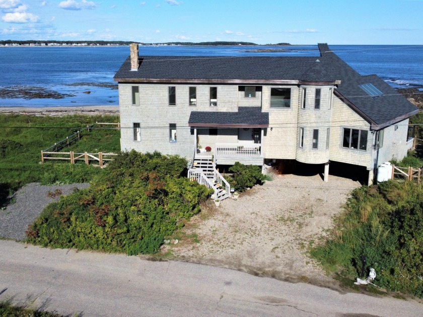Enjoy 2 spectacular views from this newly renovated OCEAN-FRONT - Beach Home for sale in Kennebunkport, Maine on Beachhouse.com