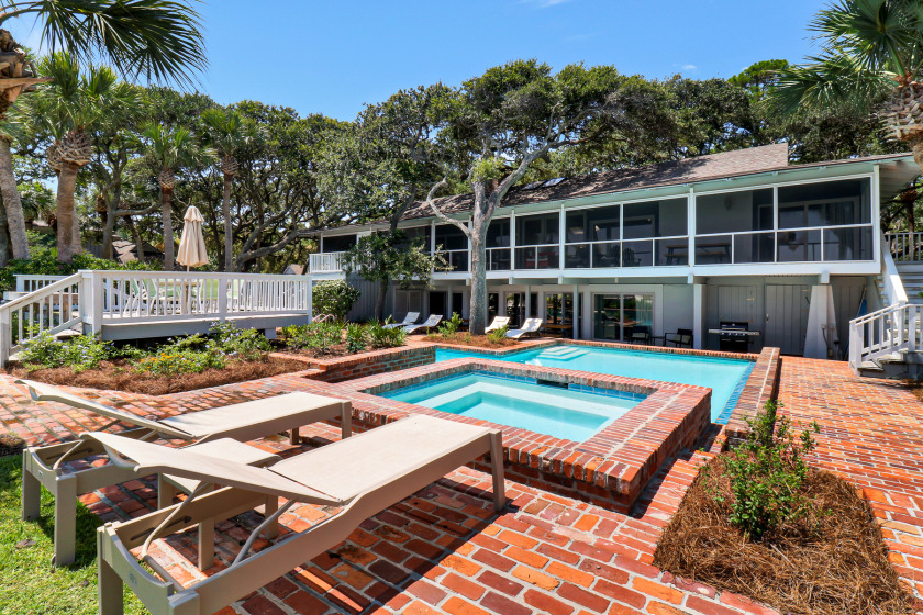 Oceanfront 8 bedroom home with pool & spa, only steps from beach - Beach Vacation Rentals in Hilton Head Island, South Carolina on Beachhouse.com