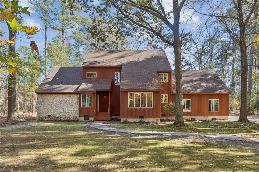 This incredible home backs to sweeping marshland with a winding - Beach Home for sale in Poquoson, Virginia on Beachhouse.com